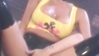 Latex suit busty babes hardcore pussy fingering and rimming