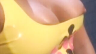 Latex suit busty babes hardcore pussy fingering and rimming