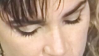 Lesbian babes spanked and tormented in vintage session
