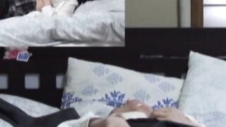 Japanese schoolgirl climaxing loudly during solo pussy play