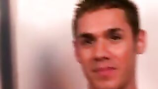 Young men giving each other amateur blowjobs in sixty nine
