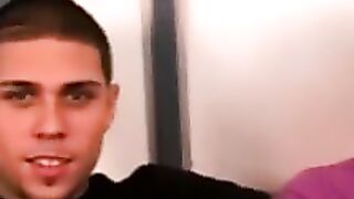 Young men giving each other amateur blowjobs in sixty nine