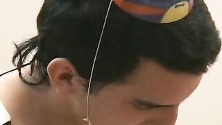 Roman and big dick Sebastian handling each others cocks