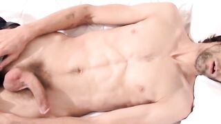 Avid bator Apollo loves to grab his cock and rub his massive meat