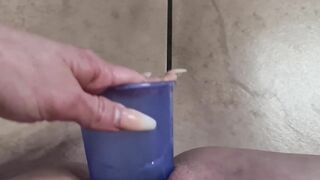 Fucking up my pussy by inserting long objects I can find around the house | stretching twat