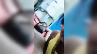 Romance On Bed With Her Bf