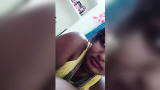 Romance On Bed With Her Bf