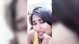 Romance On Bed With Her Bf
