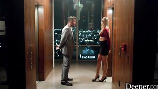 Deeper. Crazy Hot gold digger is seduced by bf's dad