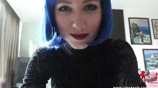 Sexting Tights Ballerina Sex Toys Her Twat into High Heels