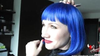 Sexting Tights Ballerina Sex Toys Her Twat into High Heels