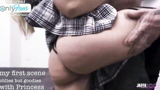Jaffa & Princess, my first solo video! Slim blondie, squirting, creamy snatch