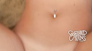 Watch this HOT blonde 18 yr old star in her first POV porn