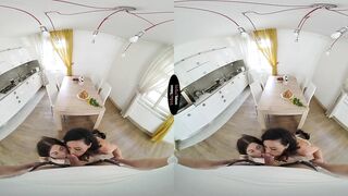 Grandmother and Jenny sharing your penis inside VR porn