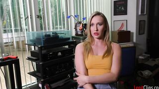 Blonde Cutie Riley Reyes has a semen bdsm!