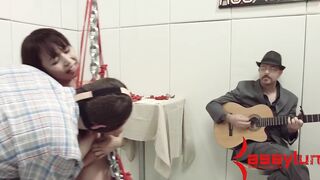 oriental BONDAGE face nailed teenagers tied and dominated