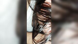 Sucking Off rough penis