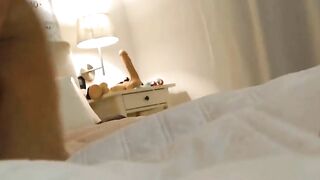 Luscious Women Lisa riding sex toy & shows off her tight pussy