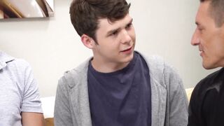Bald stepuncle Jake Lawrence delights in both me and my stepdads cocks Hoe 2