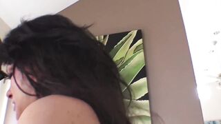 Handsome MILF with big jugs destroyed by a big black dick