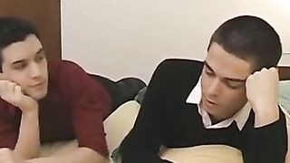 Foot fetish twink Winter Vance gets kinky toe licking in 69