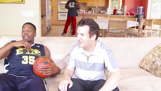 Big breasted MILF smashed by black basketball players