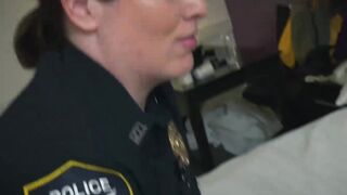 Uniformed coppers fucked by suspect while on duty