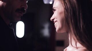 Kinky brunette's forbidden office boss fuck fantasy