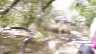 Lucky guy fucks three hot chicks in the forest while camping