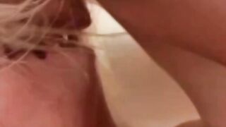 Blonde MILF Natasha Voya nipple licking and pussy eating 69
