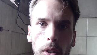 Hairy dude Willy licks every drop of my luscious cum after sucking my cock
