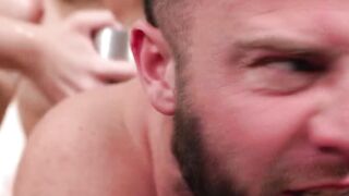 Fucking spicy masseuse duo on therapy session