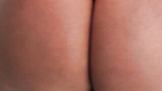 Tranny full of sensuality teases with her big cock and booty