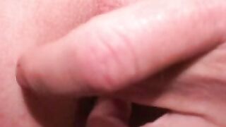 Mature amateur teases his asshole and masturbates vigorously