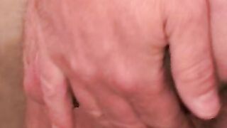 Mature amateur teases his asshole and masturbates vigorously