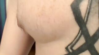 Hairy handsome and hung jock Tim Hurley beating his meat