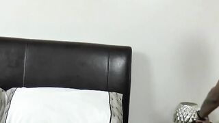 Lacey Starr sucks cock in horny interracial pussy drilling
