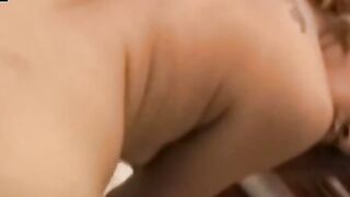 Tattooed Alea Love rides hard cock reverse cowgirl style