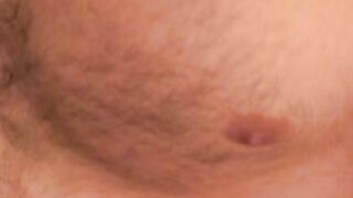 Slender amateur jizzes in his hand after solo masturbation