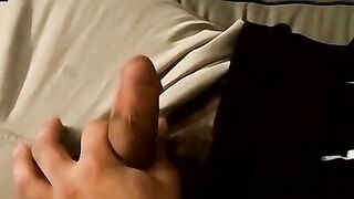 Straight thug with piercings talks dirty and strokes himself