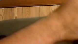 Straight thug with piercings talks dirty and strokes himself