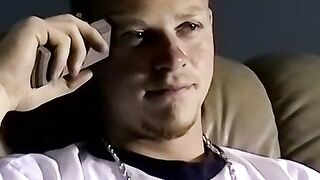 Fat guy blows hairy redneck and receives hardcore anal