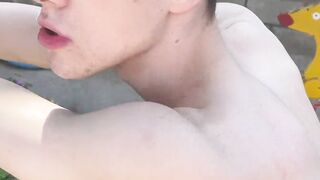 Lustful Jack Davis had an wild outdoor fun with his fuck buddies