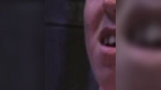 His legs spread, his hard cock bouncing back and forth, open and wide for his top, wh
