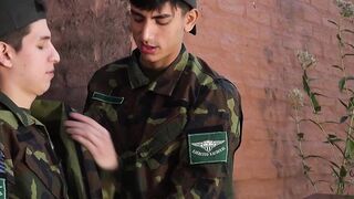 Private Rene Sava relieved Cadet Bautista Nores naughty itch
