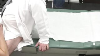 Doctor Jesse Zeppelin offers young Chase Rivers a special protein shot to increase hi