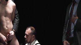 Horny stud Lance Charger shoved his big cock into the hungry hole of hot Tom Bentley