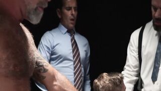 Horny stud Lance Charger shoved his big cock into the hungry hole of hot Tom Bentley