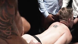 Horny stud Lance Charger shoved his big cock into the hungry hole of hot Tom Bentley