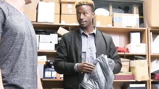 Jock Thief Gets deep pounded deep by BBC for Stealing from Store